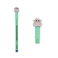 PENNA CANCELLABILE BO-BO MR. IPPOPOTAMO COL. BLU - WONDERFUL