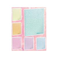 MAXI QUADERNO 24+1 pg. 100gr. GLITTER PASTEL RIGATURA B - TINTAUNITA