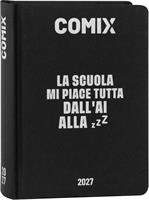 AGENDA 16 MESI MINI 2026/27 COL. NERO/ARGENTO  COMIX - FRANCO PANINI