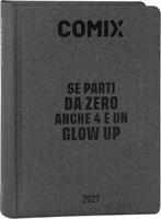 AGENDA 16 MESI MINI 2026/27 COL. CHARCOAL  COMIX - FRANCO PANINI