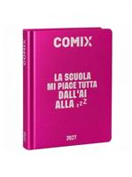 DIARIO 13 MESI 2026/27 STD COMIX EASY DARK PINK - FRANCO PANINI