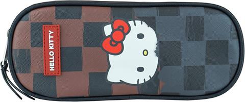 ASTUCCIO OVALE ORGANIZZATO ECOPELLE HELLO KITTY - CR GROUP