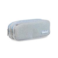 BUSTINA 2 ZIP GLITTER COL. LIGHT BLUE - COLOURBOOK