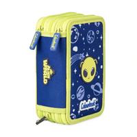 ASTUCCIO 3 ZIP ALIEN - COLOURBOOK