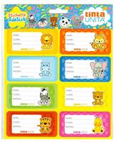 BLISTER 8 ETICHETTE ADESIVE PER LIBRI - TINTAUNITA