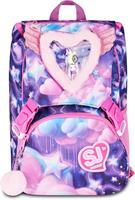 ZAINO SDOPPIABILE BIG SJ GANG FLUFFY PINK GIRL - SEVEN
