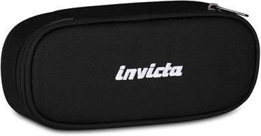 ASTUCCIO OVALE LIP PLAIN GRS PENCIL BAG COL. NERO - INVICTA