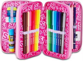 ASTUCCIO 3 ZIP SJ GANG FLUFFY PINK GIRL - SEVEN