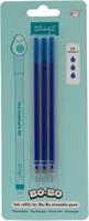 SET 3 REFIL PER PENNE CANCELLABILI BO-BO COL. BLU - MR. WONDERFUL