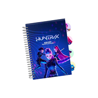 NOTES CON DIVISORI 15x21 cm. 80ff. K-POP - SAFTA