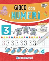 SCRIVI E CANCELLA GIOCO CON I NUMERI - EDIZIONI DEL BORGO