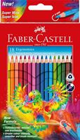 SCATOLA 18 PASTELLI TRIANGOLARI MINA 4.0 mm - FABER CASTELL