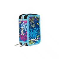 ASTUCCIO 3 ZIP URBAN COL. BLU - COLOURBOOK
