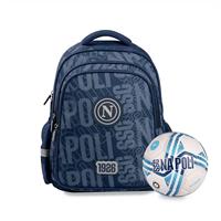 ZAINO SSC NAPOLI CON PALLONE OMAGGIO COL. BLU - COLOURBOOK