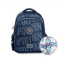 ZAINO SSC NAPOLI CON PALLONE OMAGGIO COL. BLU - COLOURBOOK
