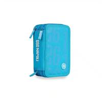 ASTUCCIO 3 ZIP SSC NAPOLI COL. AZZURRO - COLOURBOOK