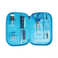 ASTUCCIO 3 ZIP SSC NAPOLI COL. AZZURRO - COLOURBOOK