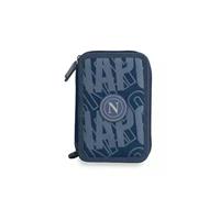 ASTUCCIO 3 ZIP SSC NAPOLI COL. BLU - COLOURBOOK