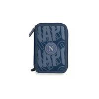 ASTUCCIO 3 ZIP SSC NAPOLI COL. BLU - COLOURBOOK