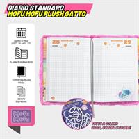 DIARIO 12 MESI STD PLUSH MOFUMOFU COL. ROSA - FRANCO PANINI