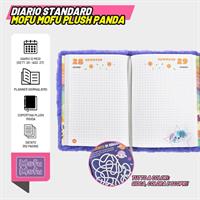 DIARIO 12 MESI STD PLUSH MOFUMOFU COL. VIOLA - FRANCO PANINI
