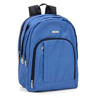 ZAINO 3 CERNIERE GLITTER COL. BLU COMIX - FRANCO PANINI