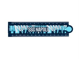 RIGHELLO PIEGHEVOLE 30 cm. SSC NAPOLI - COLOURBOK