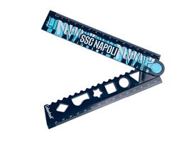 RIGHELLO PIEGHEVOLE 30 cm. SSC NAPOLI - COLOURBOK