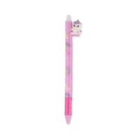 PENNA CANCELLINA CON TOPPER UNICORN COL. BLU - COLOURBOOK