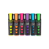 BLISTER 6 EVIDENZIATORI LIQUIDO LOVELY COL. FLUO - COLOURBOOK
