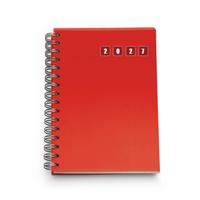 AGENDA GIORNALIERA POLIPROPILENE 15x21 2027 COL. ROSSO