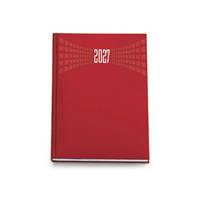 AGENDA GIORNALIERA 11x17 cm. 2027 COL. ROSSO MATRA