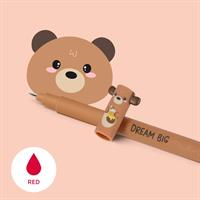 PENNA GEL CANCELLABILE TEDDY BEAR  COL. ROSSO - LEGAMI