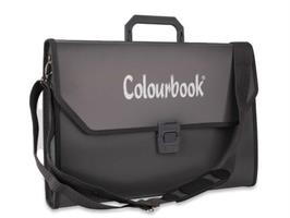 VALIGETTA CON TRACOLLA PPL 26x39 cm. COL. GRIGIO FUMO - COLOURBOOK