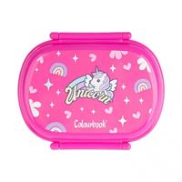 PORTAMERENDA CON POSATE TEMA UNICORN COL. FUCSIA - COLOURBOOK