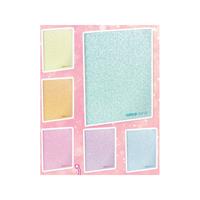 MAXI QUADERNO 24+1 pg. 100gr. GLITTER PASTEL RIGATURA 5M- TINTAUNITA