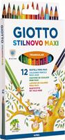 SCATOLA 12 PASTELLI MAXI STILNOVO - GIOTTO