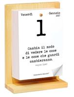 CALENDARIO GENIALE 2027 CON SUPPORTO IL LEGNO - MY LIFE
