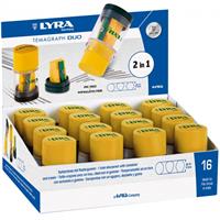 TEMPERINO CONTENITORE + GOMMA TEMAGRAPH DUO - LYRA