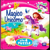 MAGICO UNICORNO CON 4 PUZZLE - 2M EDIZIONI