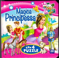 MAGICA PRINCIPESSA CON 4 PUZZLE - 2M EDIZIONI