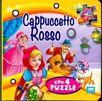 CAPPUCCETTO ROSSO CON 4 PUZZLE - 2M EDIZIONI