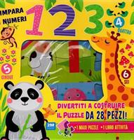 DIVERTITI A COSTRIURE IL PUZZLE DA 28 PEZZI! 1 2 3 - 2M