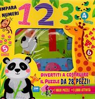 DIVERTITI A COSTRIURE IL PUZZLE DA 28 PEZZI! 1 2 3 - 2M