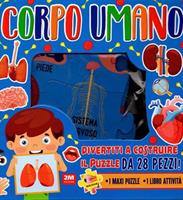 DIVERTITI A COSTRIURE IL PUZZLE DA 28 PEZZI! CORPO UMANO - 2M