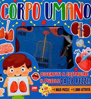 DIVERTITI A COSTRIURE IL PUZZLE DA 28 PEZZI! CORPO UMANO - 2M