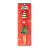 SPATOLA NATALIZIA DA CUCINA CON FORMINA OMAGGIO ALBERO - COLOURBOOK