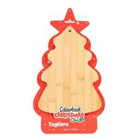 TAGLIERE DA CUCINA NATALIZIO IN LEGNO CHRISTMAS CLUB - COLOURBOOK