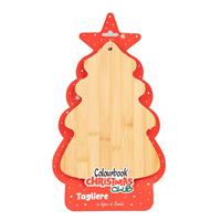 TAGLIERE DA CUCINA NATALIZIO IN LEGNO CHRISTMAS CLUB - COLOURBOOK
