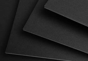 CARTON PLUME A3 SPESSORE 5 mm. COLORE NERO - CANSON